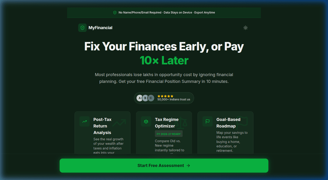 MyFinancial — Personal Financial Advisor