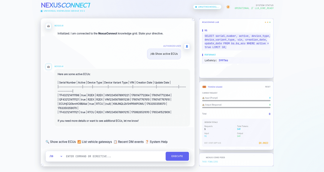 StellarMIND — Chat-to-SQL with pgvector