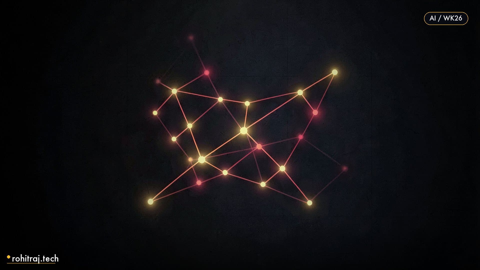 Glowing amber and crimson constellation of connected nodes illustrating AI dev tools weekly roundup week 26 of 2026