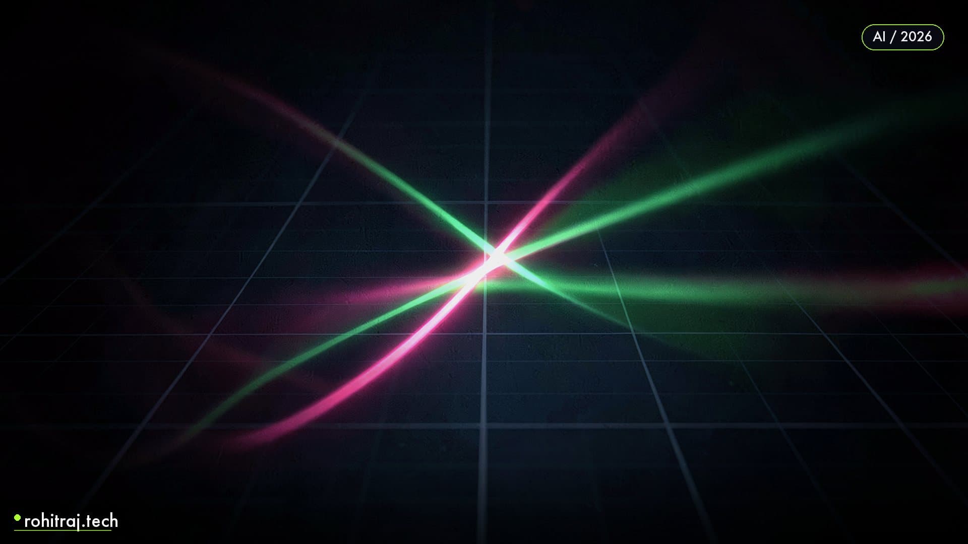 Two glowing currents crossing over a dark grid illustrating AI dev tools weekly roundup week 30 of 2026