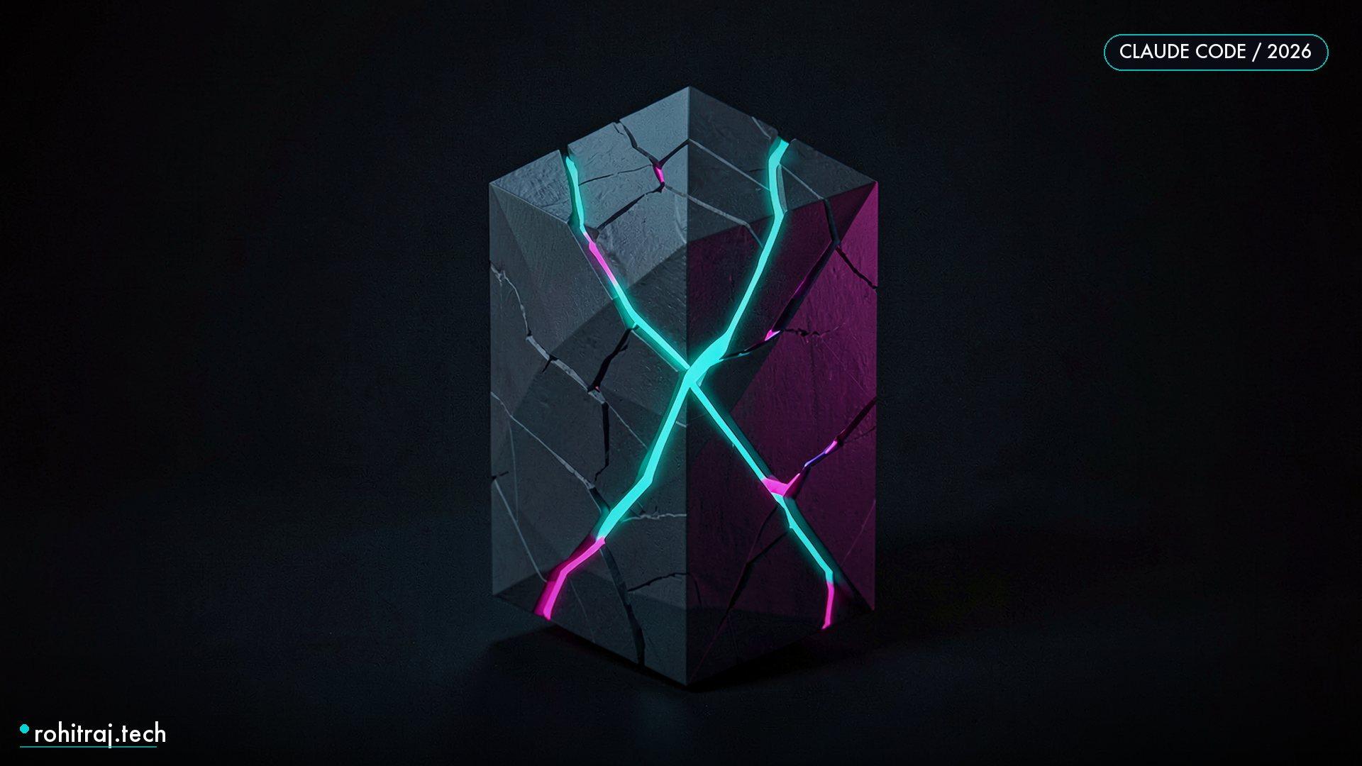 low-poly nested translucent shells on a dark grid illustrating claude code agents.md instruction file precedence