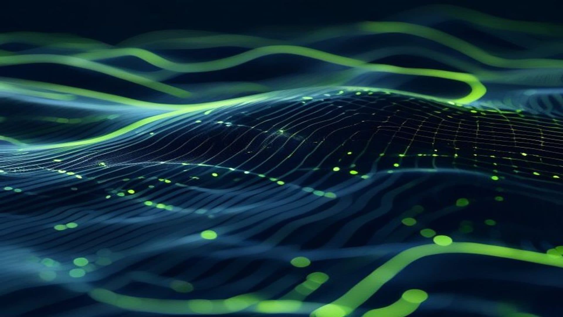 Topographic contour lines glowing on a dark surface illustrating LangGraph vs CrewAI vs AutoGen multi-agent framework comparison