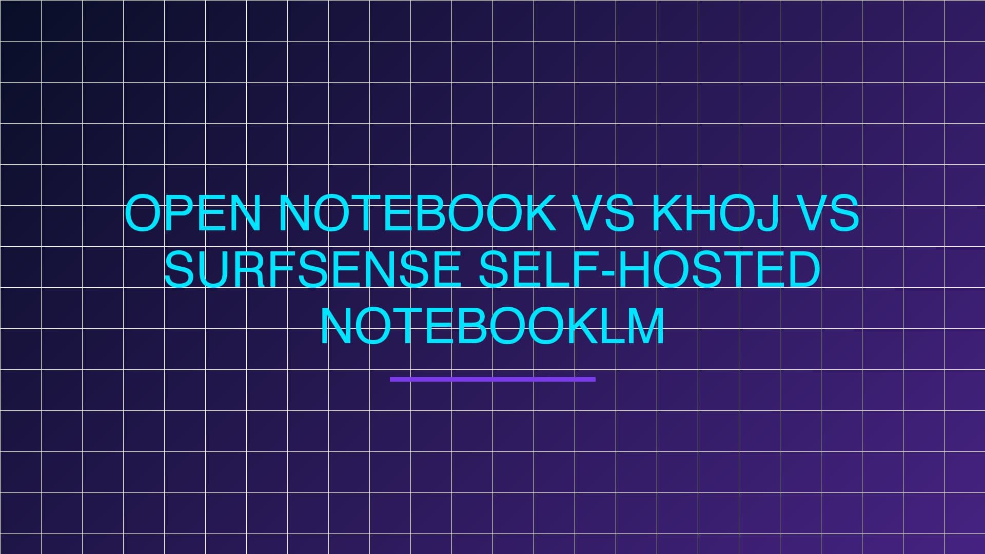 Dark editorial cover illustrating self-hosted open-source NotebookLM alternatives Open Notebook, Khoj and SurfSense in 2026