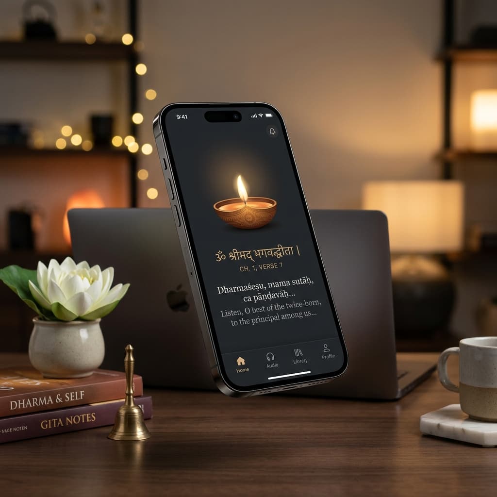 SanatanApp — Hindu Devotional App interface screenshot